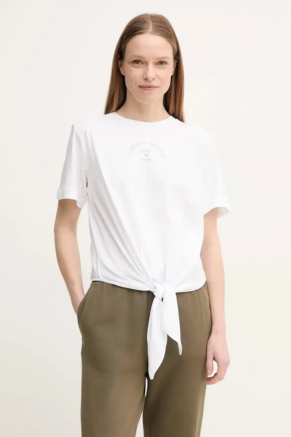 Emporio Armani Bombažna kratka majica Emporio Armani