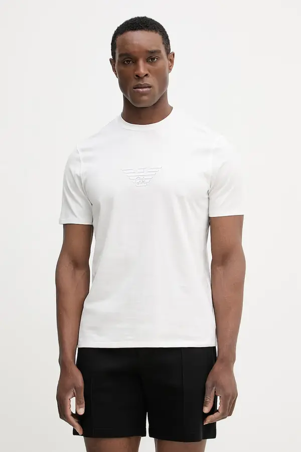 Emporio Armani Bombažna kratka majica Emporio Armani