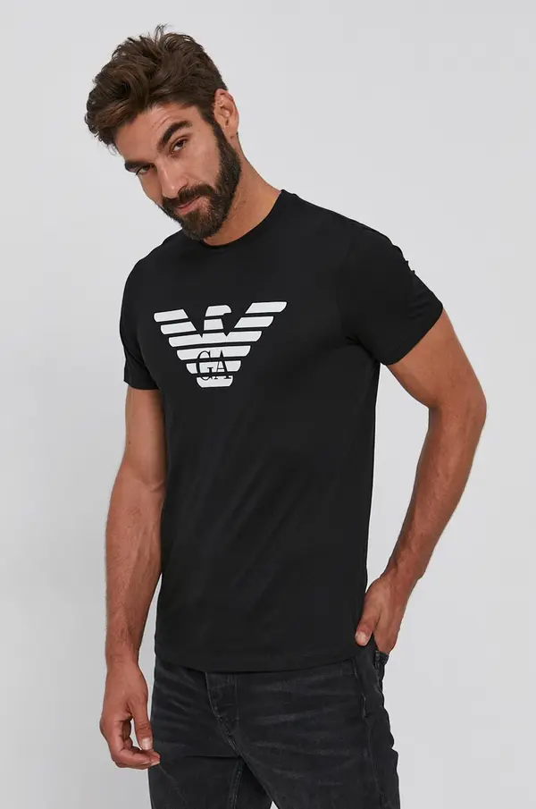 Emporio Armani Bombažna kratka majica Emporio Armani