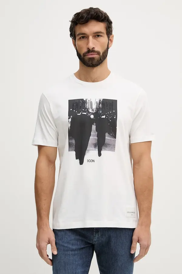 Emporio Armani Bombažna kratka majica Emporio Armani
