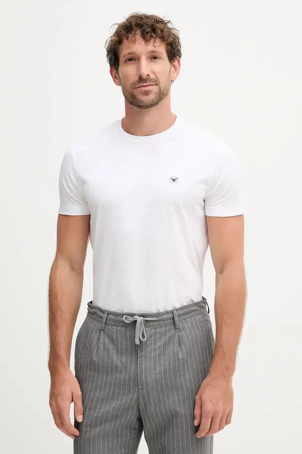 Emporio Armani Bombažna kratka majica Emporio Armani