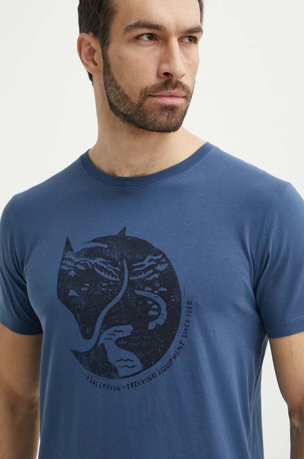 Fjallraven Bombažna kratka majica Fjallraven Arctic Fox T-shirt moška, F87220