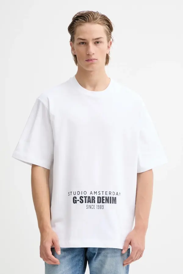 G-Star Bombažna kratka majica G-Star