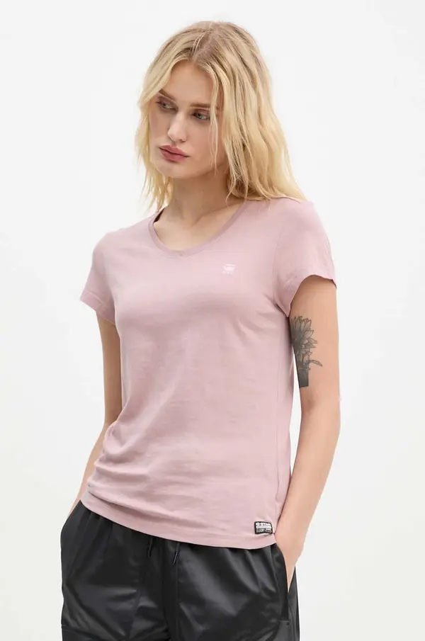 G-Star Bombažna kratka majica G-Star Raw