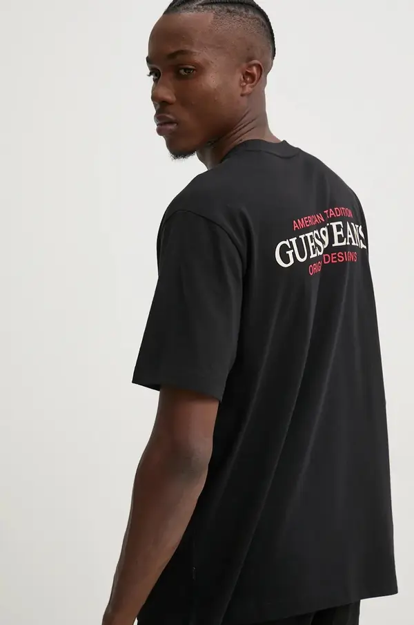 Guess Jeans Bombažna kratka majica Guess Jeans