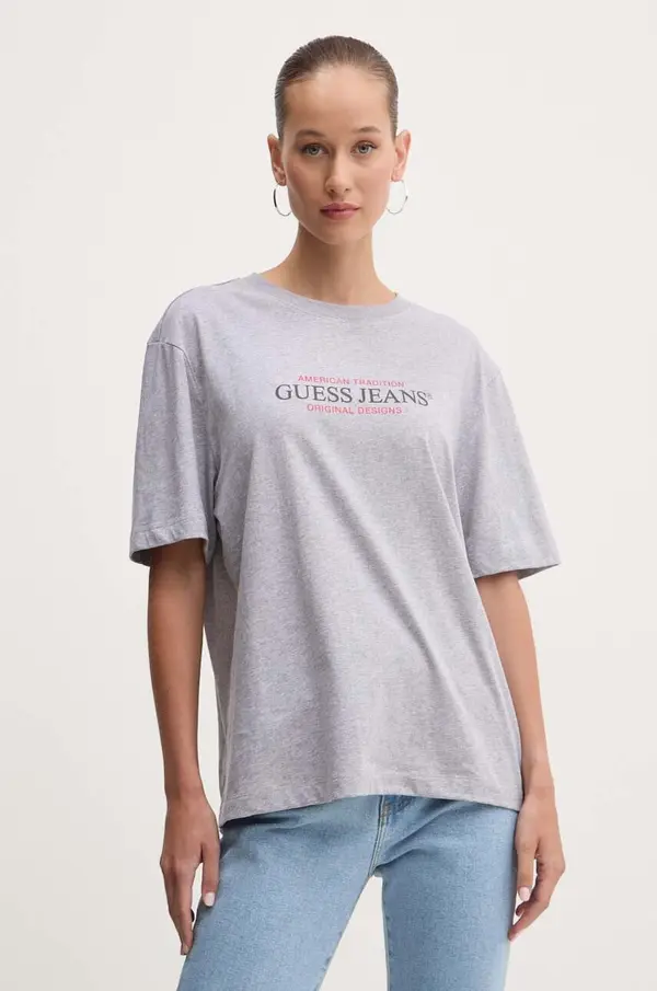 Guess Jeans Bombažna kratka majica Guess Jeans