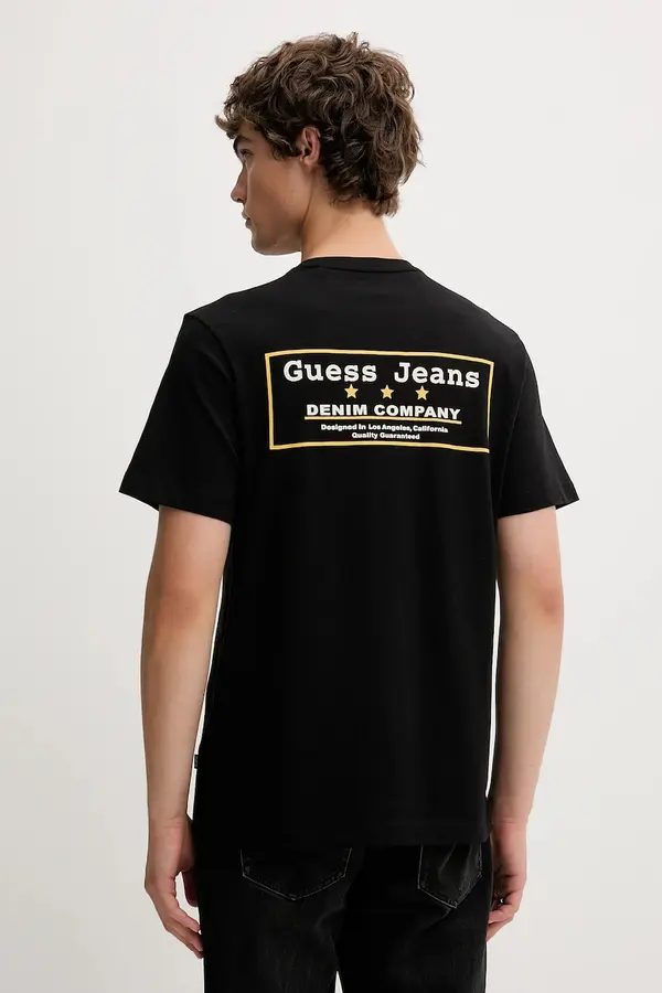 Guess Jeans Bombažna kratka majica Guess Jeans