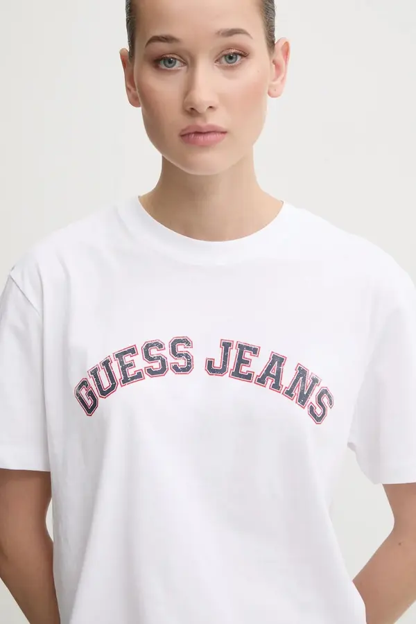 Guess Jeans Bombažna kratka majica Guess Jeans
