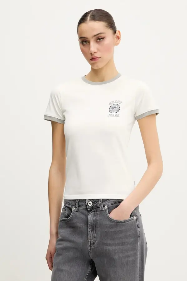Guess Jeans Bombažna kratka majica Guess Jeans