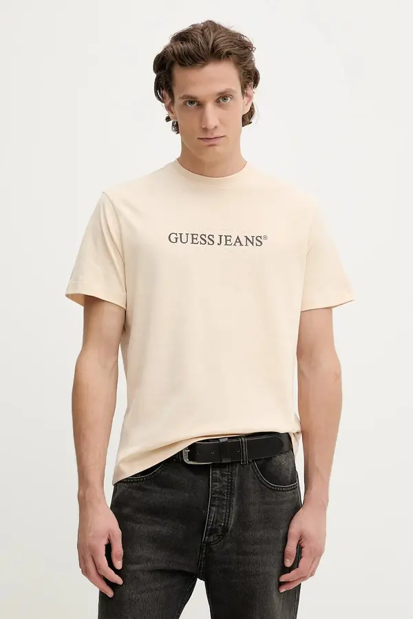 Guess Jeans Bombažna kratka majica Guess Jeans