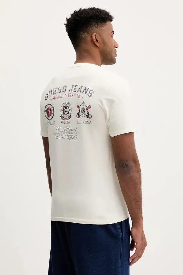 Guess Jeans Bombažna kratka majica Guess Jeans