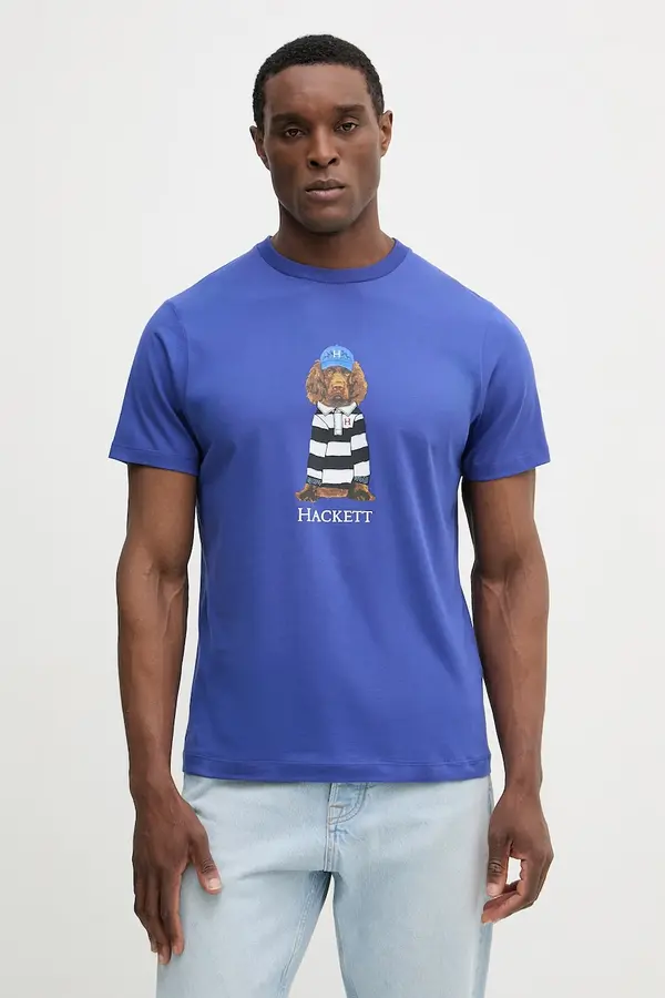 Hackett London Bombažna kratka majica Hackett London