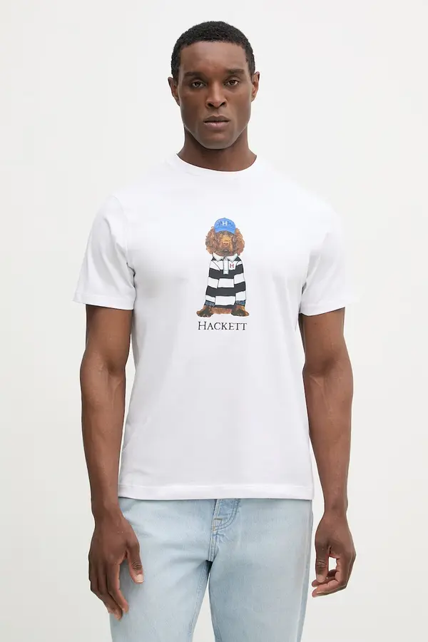 Hackett London Bombažna kratka majica Hackett London