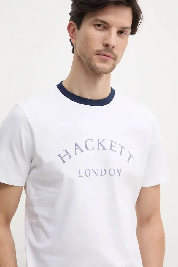 Hackett London Bombažna kratka majica Hackett London