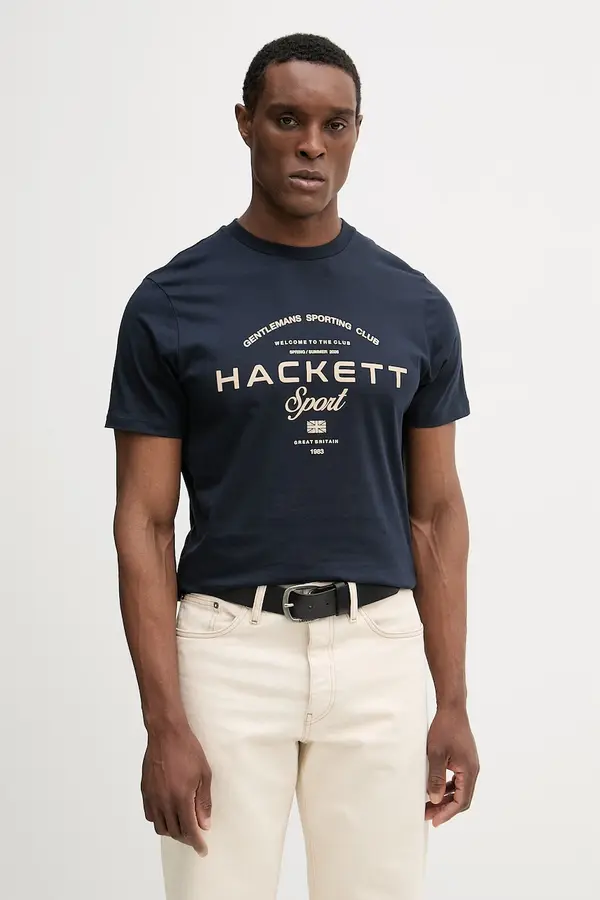 Hackett London Bombažna kratka majica Hackett London