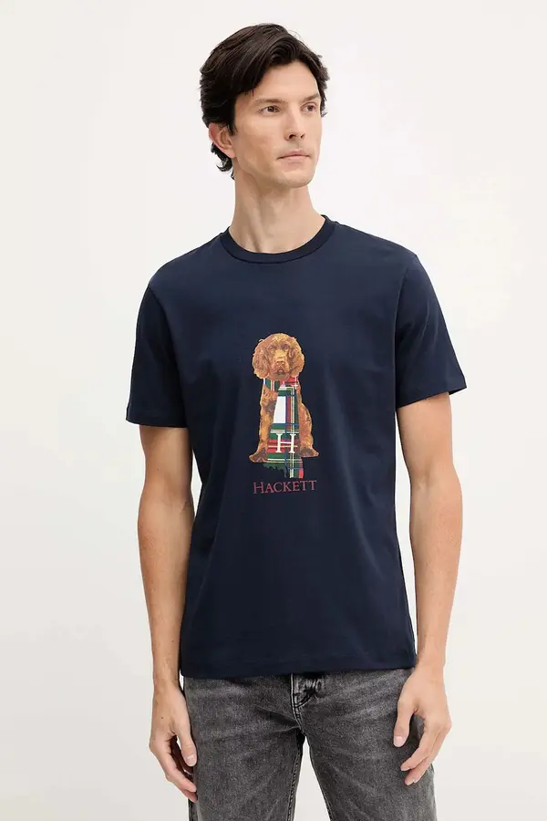 Hackett London Bombažna kratka majica Hackett London