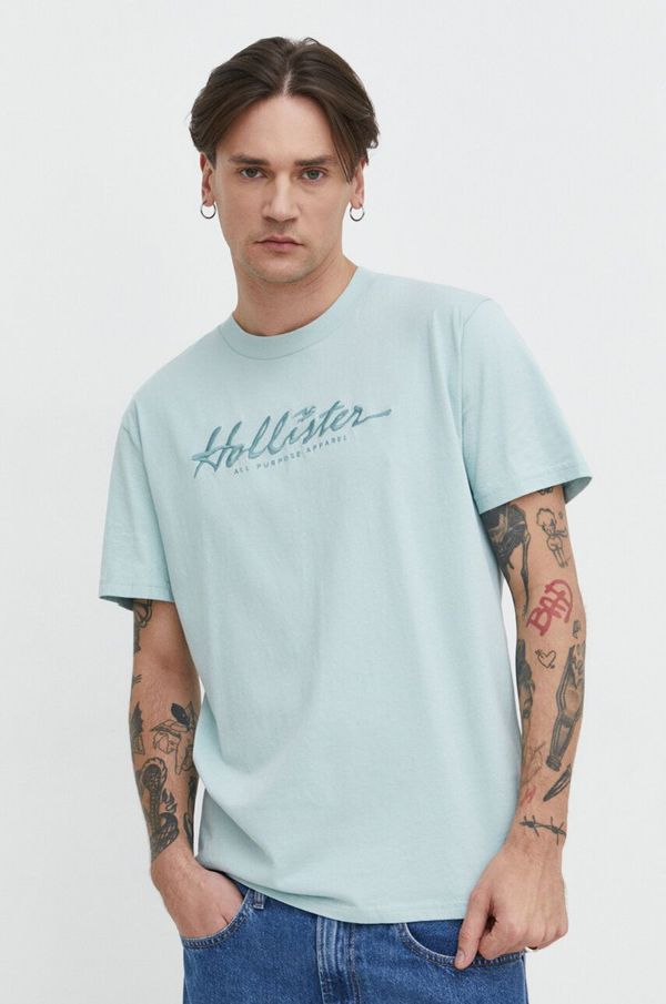 Hollister Co. Bombažna kratka majica Hollister Co. moški