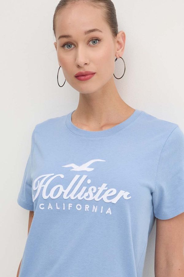 Hollister Co. Bombažna kratka majica Hollister Co. ženska, KI357-3285