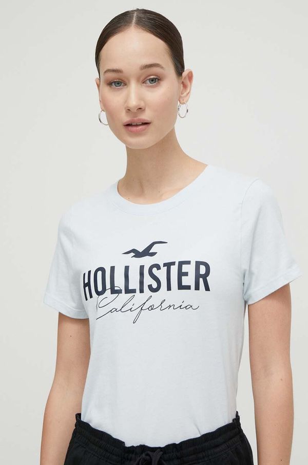 Hollister Co. Bombažna kratka majica Hollister Co. ženski