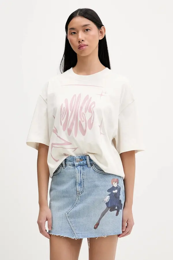 HUGO Blue Bombažna kratka majica Hugo Blue Oversized_Tee_B_8