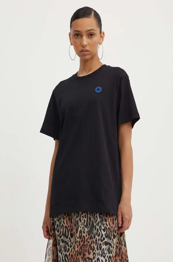 HUGO Blue Bombažna kratka majica Hugo Blue Vintage Tee_B_1