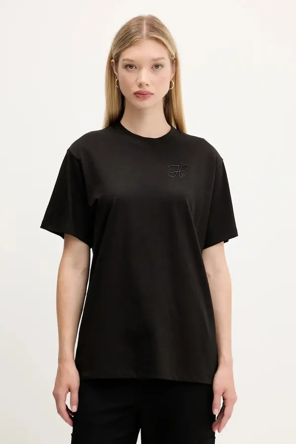 HUGO Bombažna kratka majica HUGO Vintage Tee_19