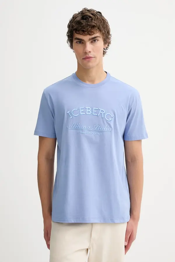 Iceberg Bombažna kratka majica Iceberg
