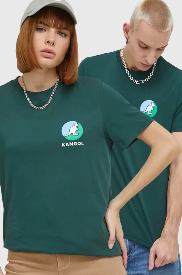 Kangol Bombažna kratka majica Kangol
