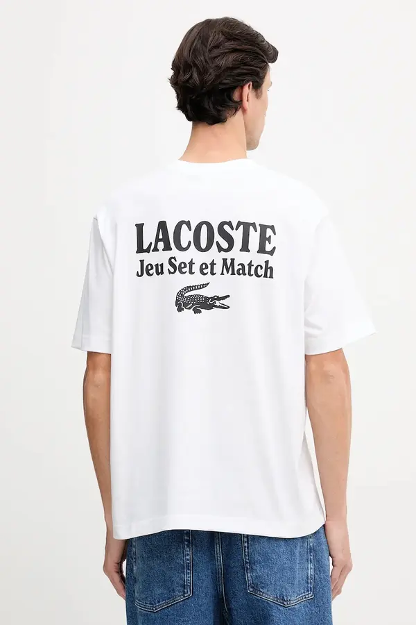 Lacoste Bombažna kratka majica Lacoste