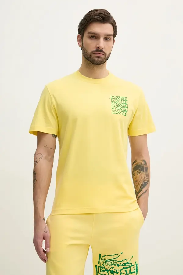 Lacoste Bombažna kratka majica Lacoste