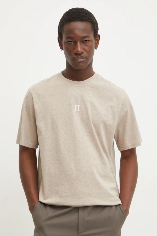 Les Deux Bombažna kratka majica Les Deux moška, bež barva, LDM101208