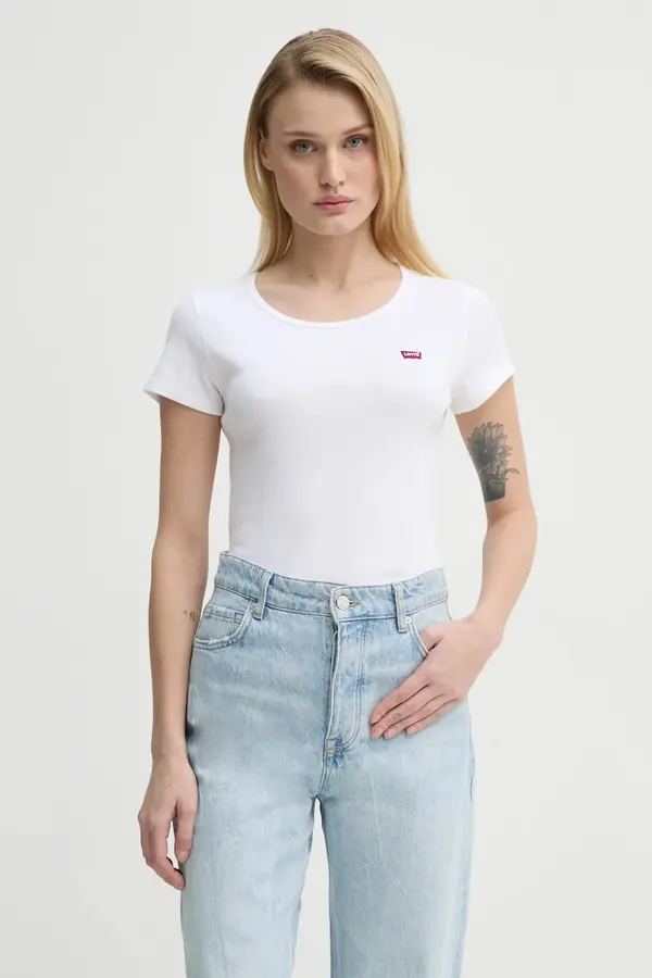 Levi's Bombažna kratka majica Levi's 2PACK CREWNECK TEE 2-pack