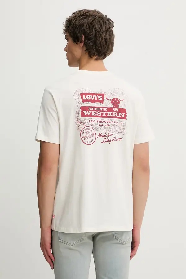 Levi's Bombažna kratka majica Levi's GRAPHIC