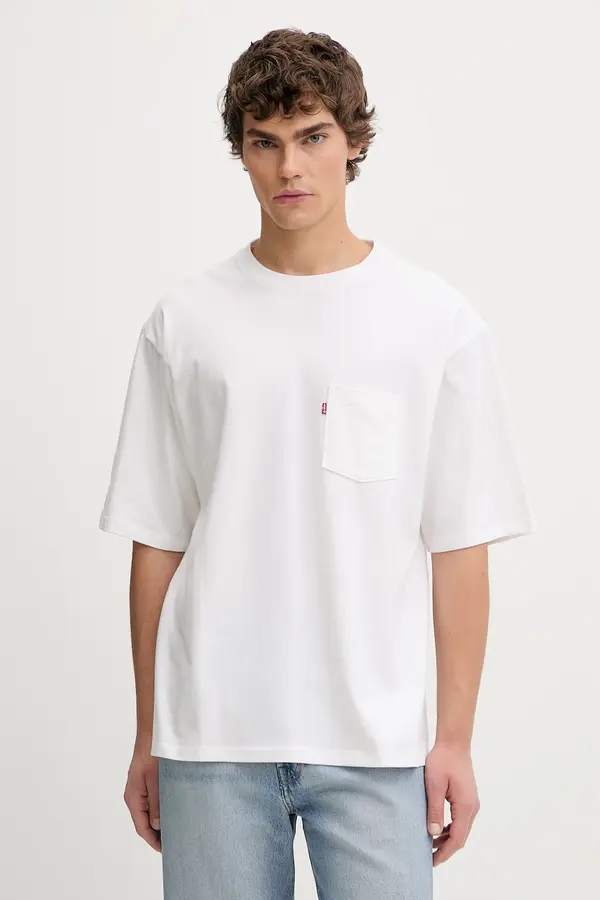 Levi's Bombažna kratka majica Levi's HALF SLV PKT