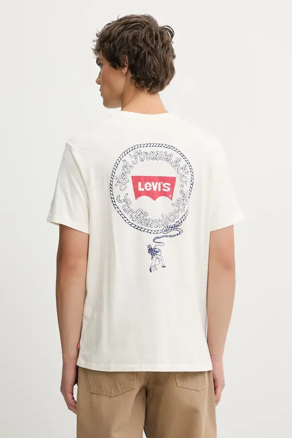 Levi's Bombažna kratka majica Levi's SS RELAXED FIT
