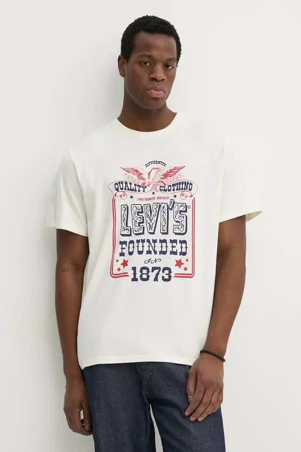 Levi's Bombažna kratka majica Levi's SS RELAXED FIT TEE