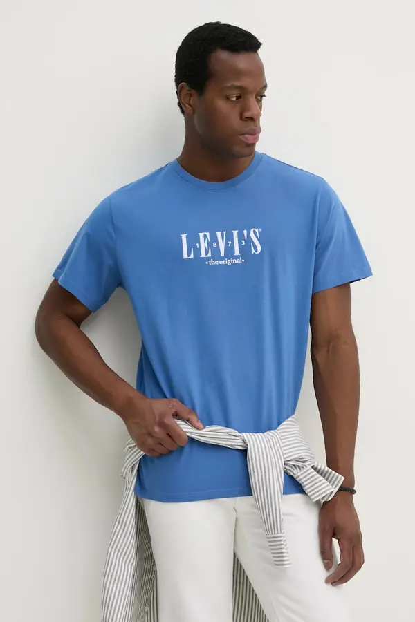 Levi's Bombažna kratka majica Levi's SS RELAXED FIT TEE