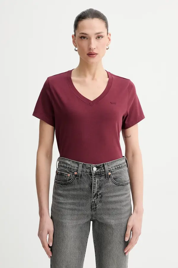 Levi's Bombažna kratka majica Levi's T2 PERFECT V