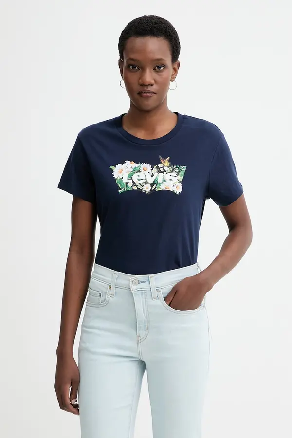 Levi's Bombažna kratka majica Levi's THE PERFECT TEE