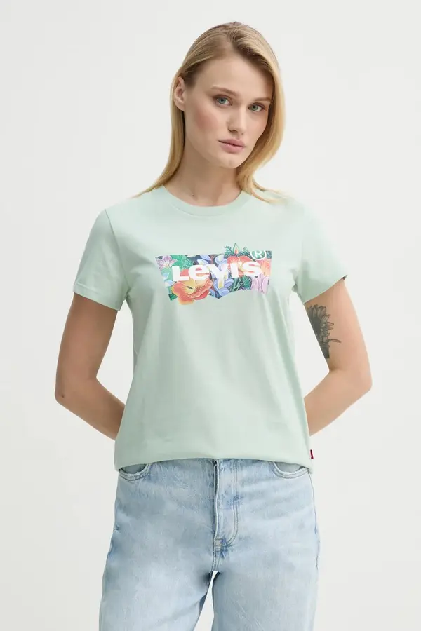 Levi's Bombažna kratka majica Levi's THE PERFECT TEE