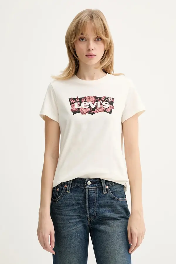Levi's Bombažna kratka majica Levi's THE PERFECT TEE