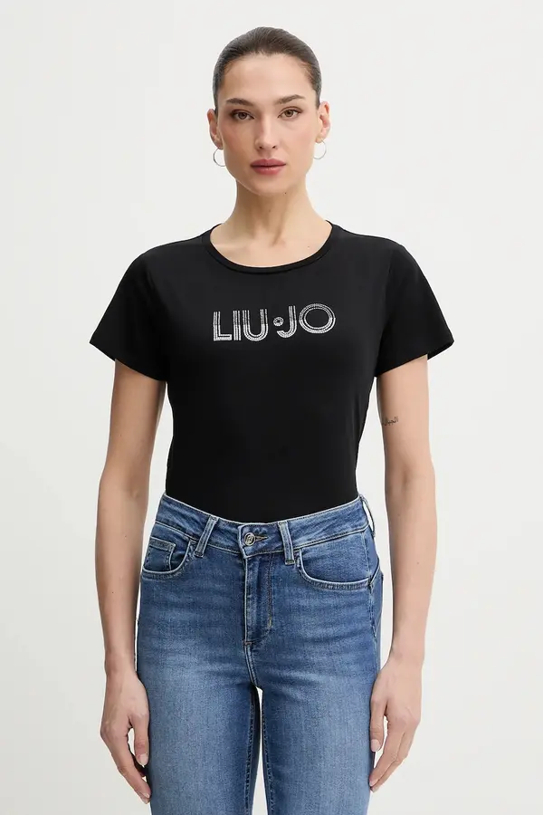 Liu Jo Bombažna kratka majica Liu Jo