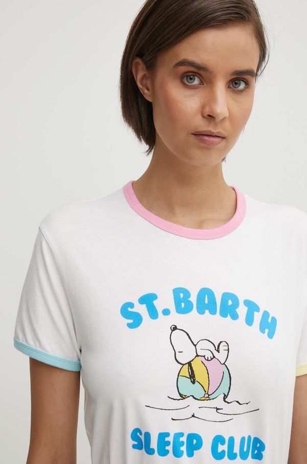 MC2 Saint Barth Bombažna kratka majica MC2 Saint Barth x Peanuts ženska, EMI0003