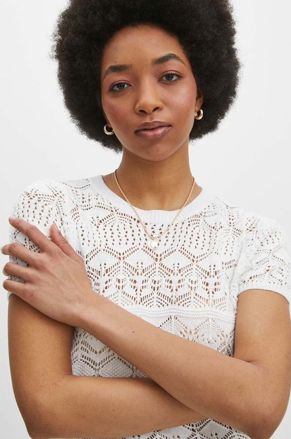 Medicine Bombažna kratka majica Medicine ženski, bež barva