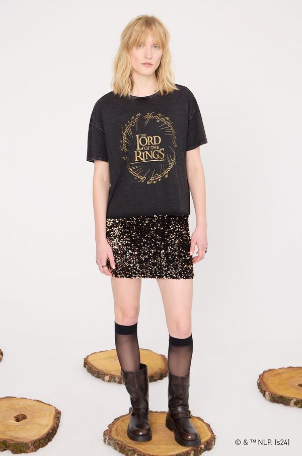 Medicine Bombažna kratka majica Medicine ženski, siva barva