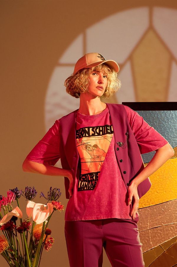 Medicine Bombažna kratka majica Medicine ženski, vijolična barva