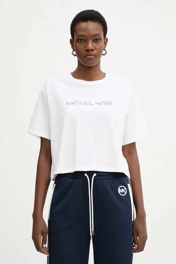 MICHAEL Michael Kors Bombažna kratka majica MICHAEL Michael Kors