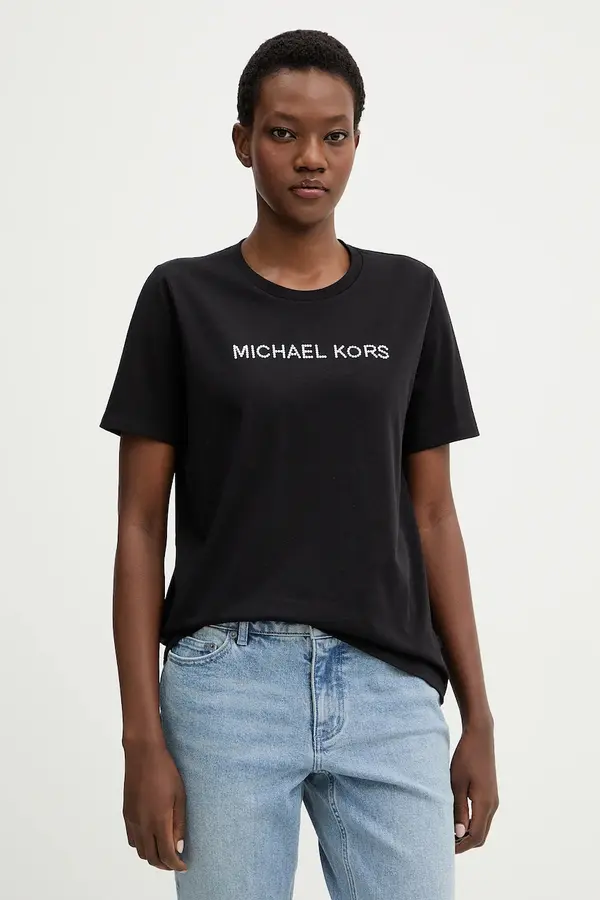 MICHAEL Michael Kors Bombažna kratka majica MICHAEL Michael Kors