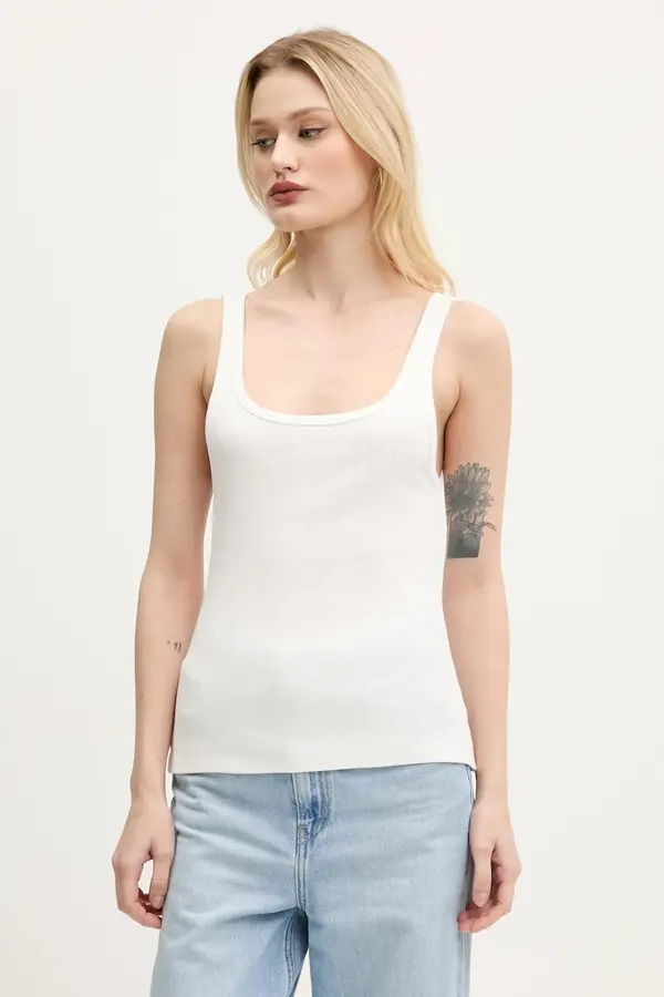 MM6 Maison Margiela Bombažna kratka majica MM6 Maison Margiela