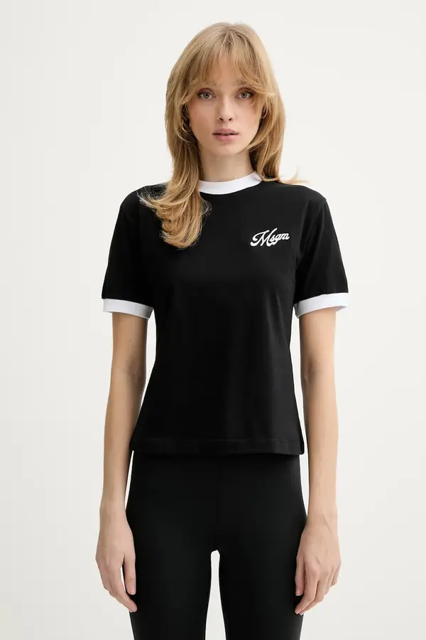 MSGM Bombažna kratka majica MSGM